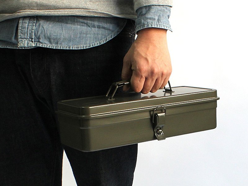 [Trusco] Classic Single Layer Toolbox (Middle)-Dark Green - Storage - Other Metals Green