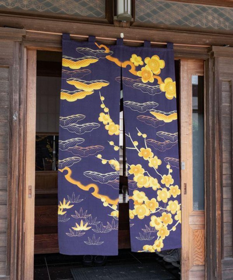 Japanese Flower Scene NOREN Curtain - 門簾/門牌 - 其他材質 