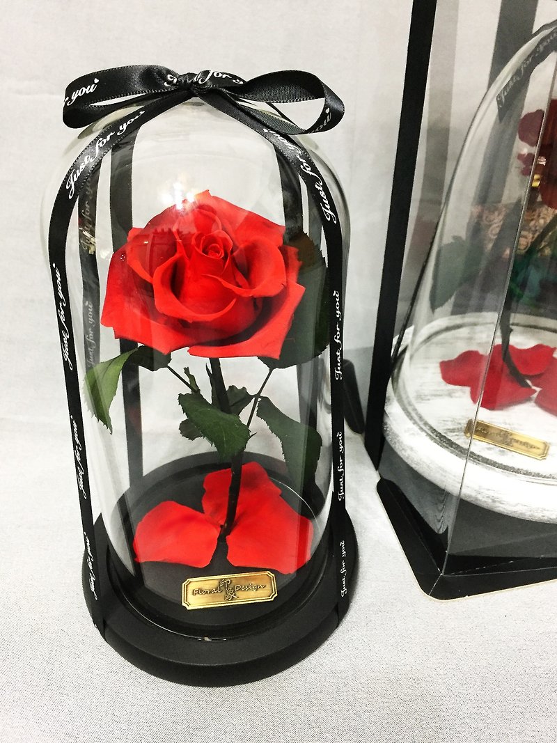 Valentine's Day immortality Chinese impression FloralDesign exclusive product - ของวางตกแต่ง - พืช/ดอกไม้ สีแดง