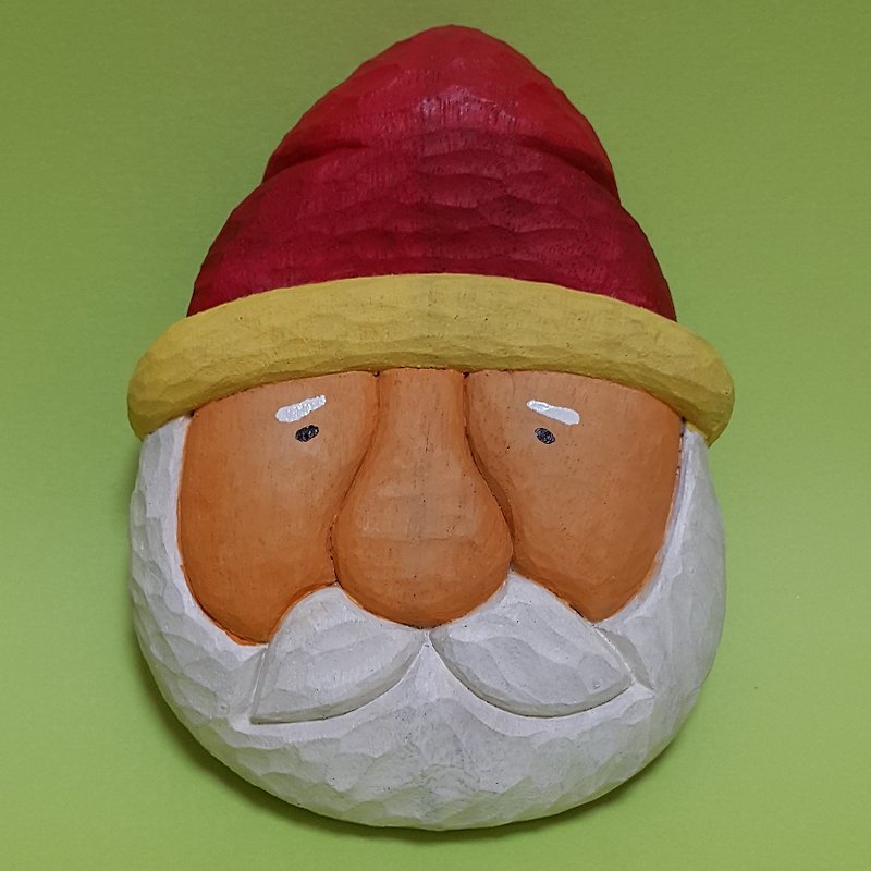 聖誕老公公 - 擺飾/家飾品 - 木頭 紅色