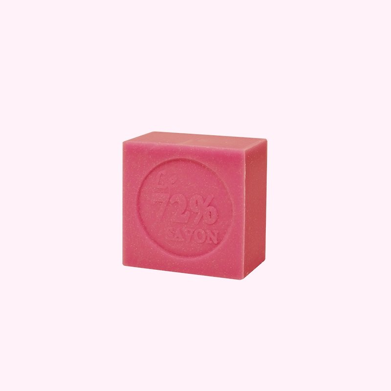 格拉斯玫瑰園(法國玫瑰)72%馬賽皂 - 肥皂/手工皂 - 植物．花 粉紅色