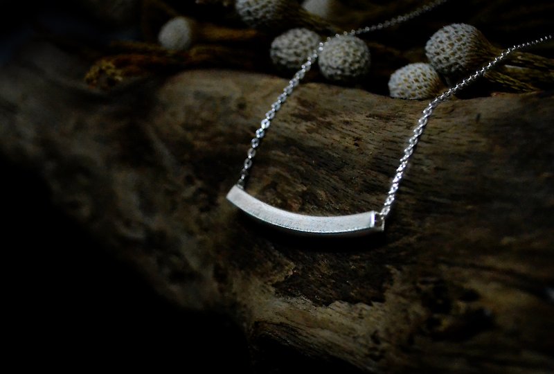 ▽ - Geometric Series - ▽ Silver / necklace / gift - สร้อยคอ - โลหะ สีดำ