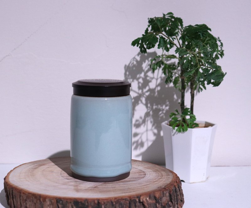 【汝窯 天青色】茶倉 台灣陶瓷茶倉  Ceramic - 茶壺/茶杯/茶具 - 陶 