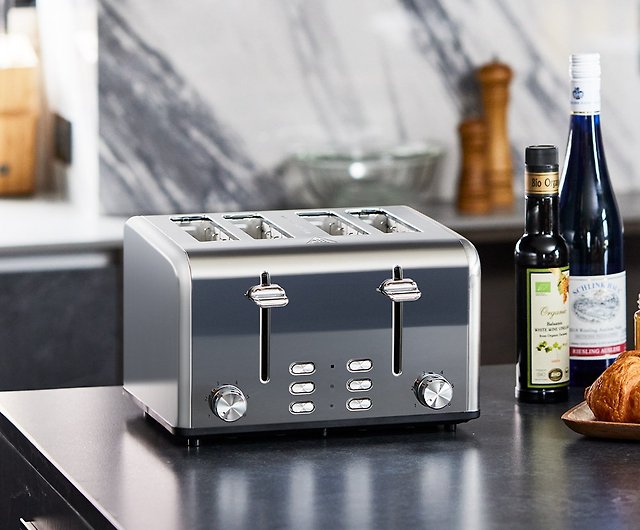 ARTISAN four-piece Stainless Steel thick and thin slice toaster (with  timer) - Shop ARTISAN Kitchen Appliances - Pinkoi