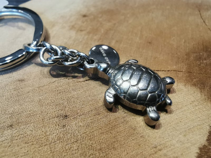 Win Money Get Rich Turtle Keyring - Keychains - Stainless Steel 