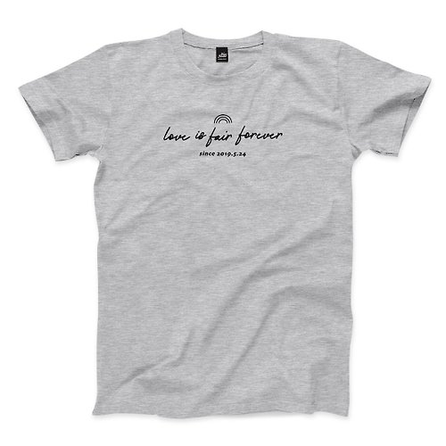 ViewFinder 愛平等 - 深麻灰 - 中性版T恤