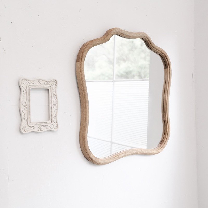 木頭 相框/畫框 - 輕巴洛克復古實木鏡