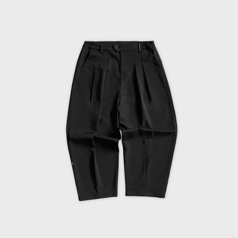 DYCTEAM - AW Full length tapered pants (black) - 男長褲/休閒褲 - 其他材質 黑色