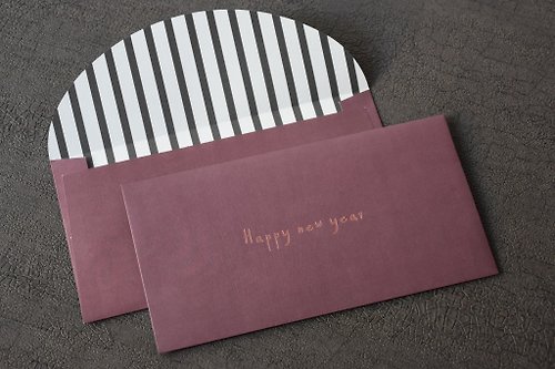 mamu+ designs 紅包袋 / 手寫 happy new year 台灣製 / 歐式紅包袋
