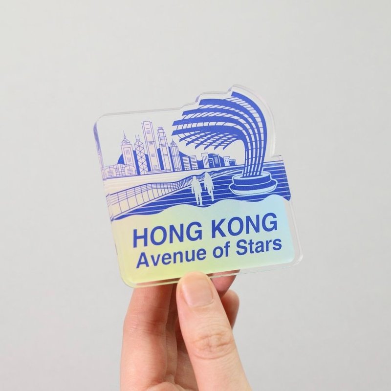 星光大道海旁磁石貼 - 香港特色系列 - 磁鐵 - 塑膠 多色