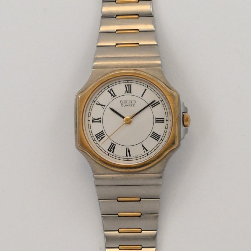 送料無料 SEIKO セイコー Ref.7321-0030 女性用 クォーツ腕時計 手錶 古董錶 復古手錶 日本直送 - 女錶 - 不鏽鋼 白色