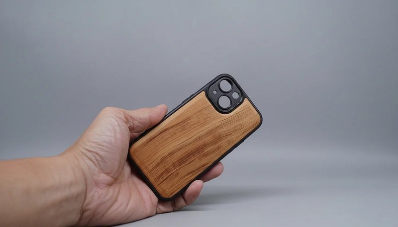 【永續循環】iPhone 13系列展示品出清 實木防摔殼 台灣檜木 - 手機殼/手機套 - 木頭 