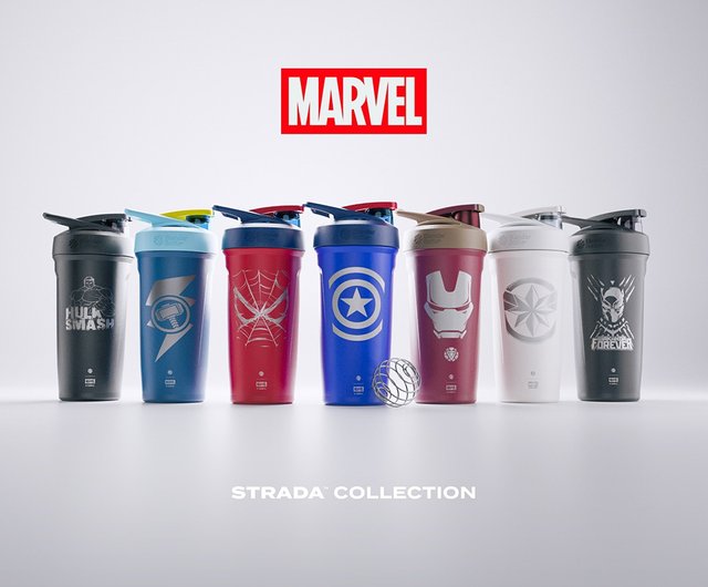 BlenderBottle•Marvel】Strada Stainless Steel Safety Lock Shaker Cup 24oz -  Shop blender-bottle-py-tw Vacuum Flasks - Pinkoi