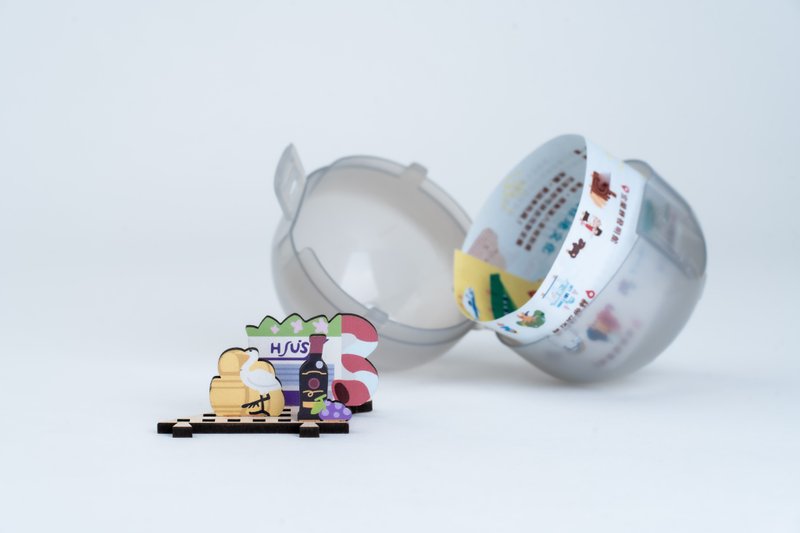 OPEN City - Playful Yilan Gachapon - Series 2 - Tan Jiao Tiandi Vinegar Culture Factory - ของวางตกแต่ง - ไม้ 