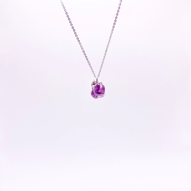 twist necklace - สร้อยคอ - เงิน สีเงิน