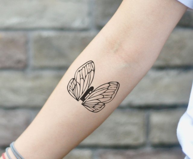 Bullet With Butterfly Wings Temporary Tattoo Sticker (Set of 2) - OhMyTat -  Shop OhMyTat Temporary Tattoos - Pinkoi