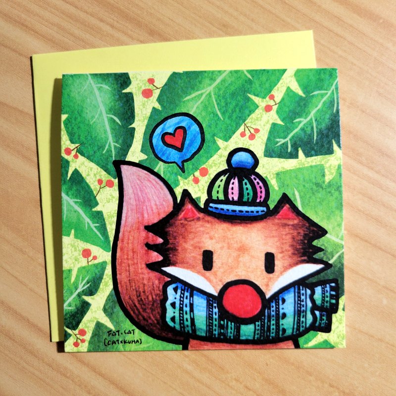 Wild Card - Fox - Cards & Postcards - Paper Multicolor