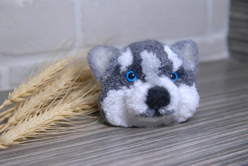 Cute photo fur ball dog pet dog - Other - Wool Gray