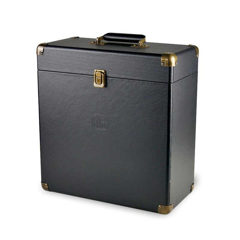 DB 復古可攜黑膠收納箱 - 居家收納/收納盒/收納用品 - 木頭 黑色