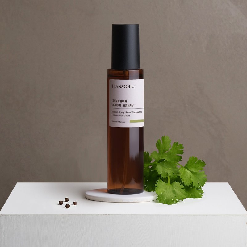 【聖誕禮物】島嶼珍藏/ 室內芳香噴霧 香菜&青杉/ 交換禮物 - 香氛/精油/擴香 - 精油 咖啡色