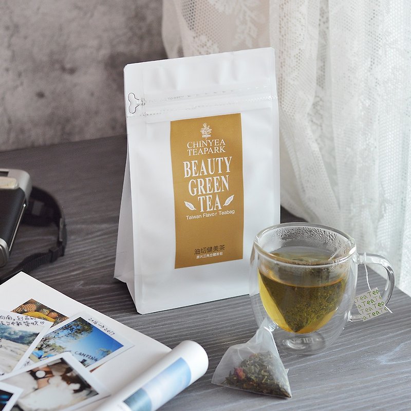 Beauty Green Tea Bag - Taiwan natural healthy tea - ชา - พลาสติก ขาว