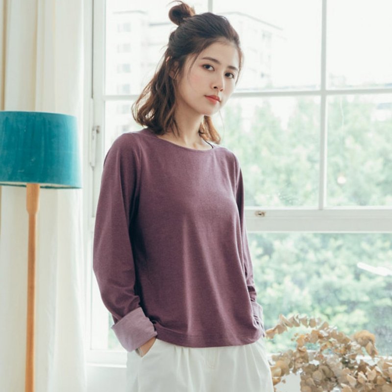 Ka Yan Yeung exclusive order - Women's Tops - Cotton & Hemp Purple