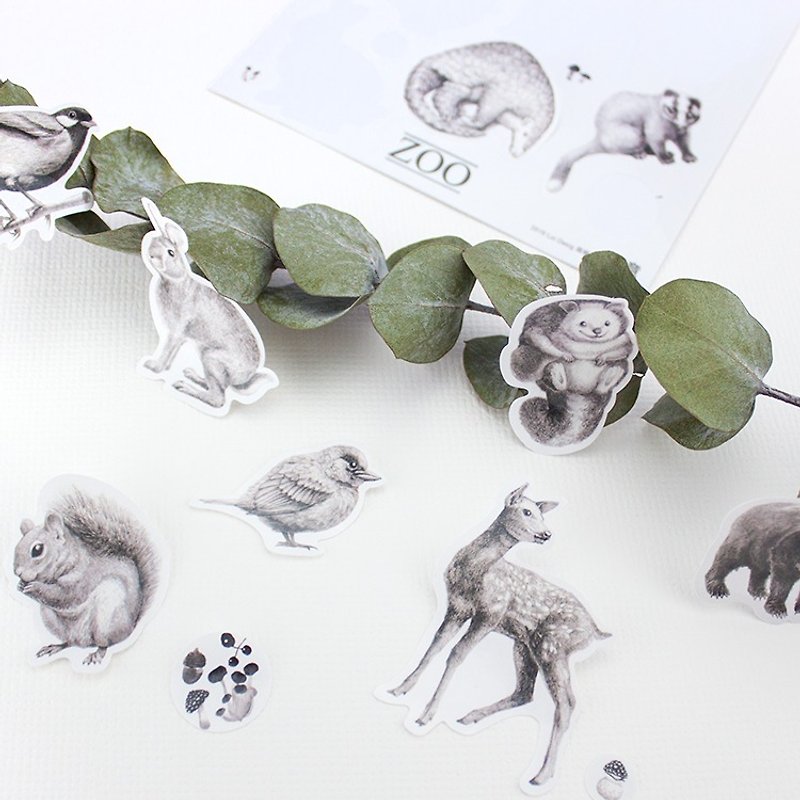 Stickers - ZOO - Stickers - Paper Gray
