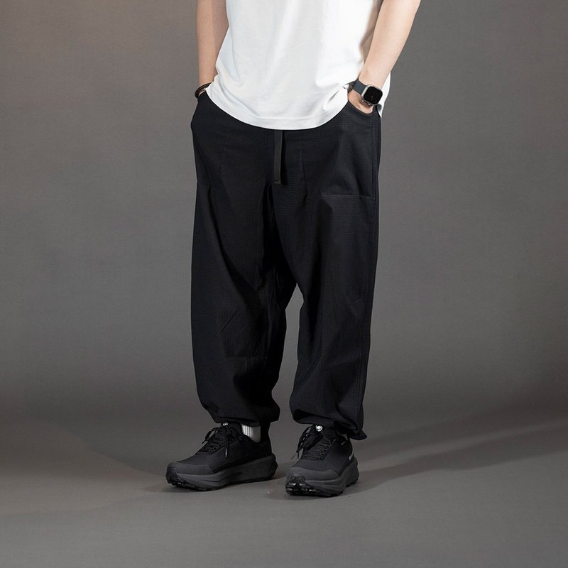 【KAVU】U/O Lite Pant 日系戶外繭型長褲 黑色 中性款 #LE003 - 男長褲/休閒褲 - 其他人造纖維 