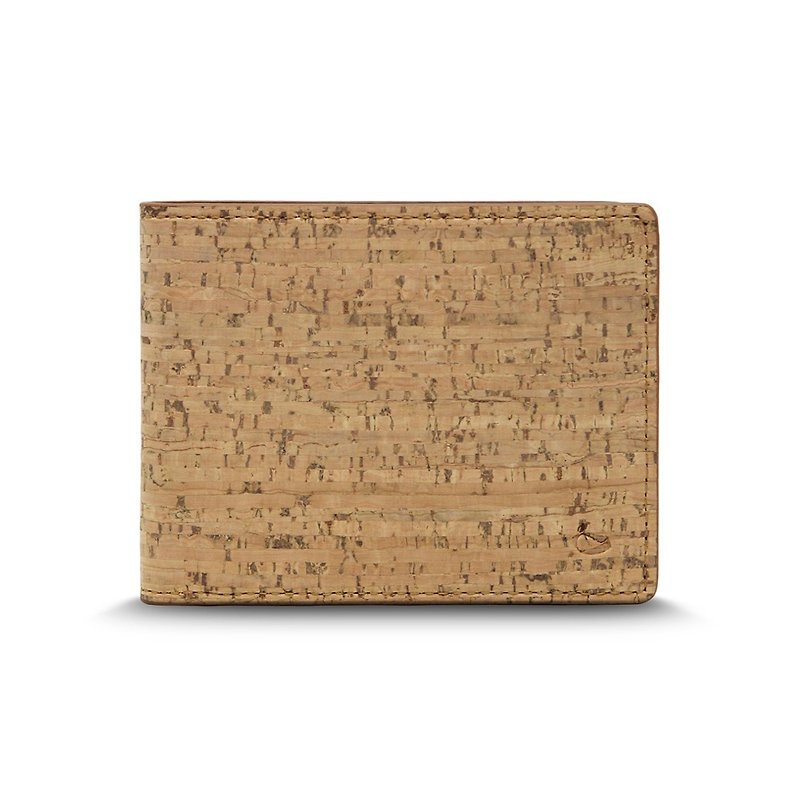 CORCO Simple Cork Short Clip-Original Brown - กระเป๋าสตางค์ - วัสดุกันนำ้ 
