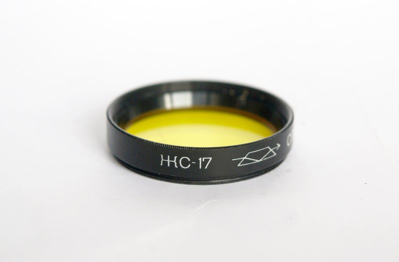 ZhS-17 46mm yellow lens filter 46x0,75 46x0.75 USSR KMZ - 相機/拍立得/底片相機 - 其他材質 黃色