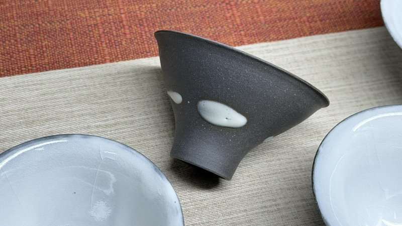 Teacup / Gift / Gift Idea / Po-Jung Yang / Set of 6 cups - ถ้วย - ดินเผา 