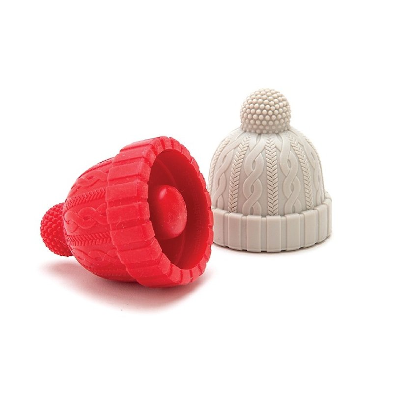 Monkey-Business Beanie - Red & Grey - Cookware - Silicone Multicolor