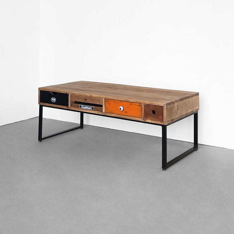 Guzman four drawer coffee table with double drawer TTB034 - เฟอร์นิเจอร์อื่น ๆ - ไม้ 