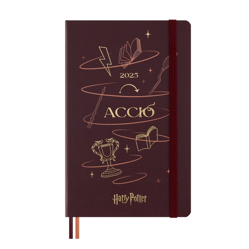 MOLESKINE 2025 Lipot Limited Diary 12M - Summoning Spell L-shaped - สมุดบันทึก/สมุดปฏิทิน - กระดาษ หลากหลายสี