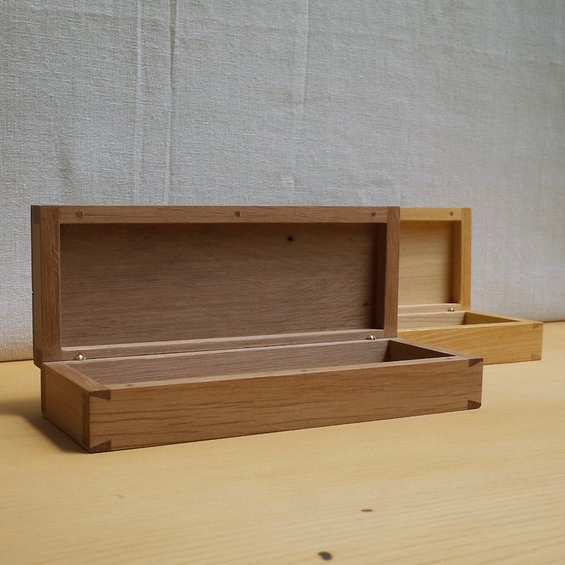 Small pen box / flip-top box - Pencil Cases - Wood 