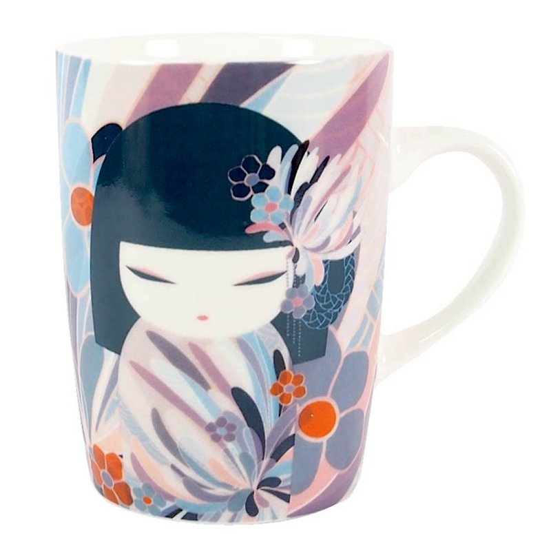 Mug-Namika lucky blessing [Kimmidoll Cup-Mug] - Mugs - Pottery Blue