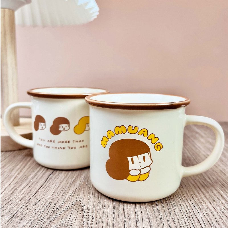 Mamuang Creative mug - แก้วมัค/แก้วกาแฟ - เครื่องลายคราม สีนำ้ตาล