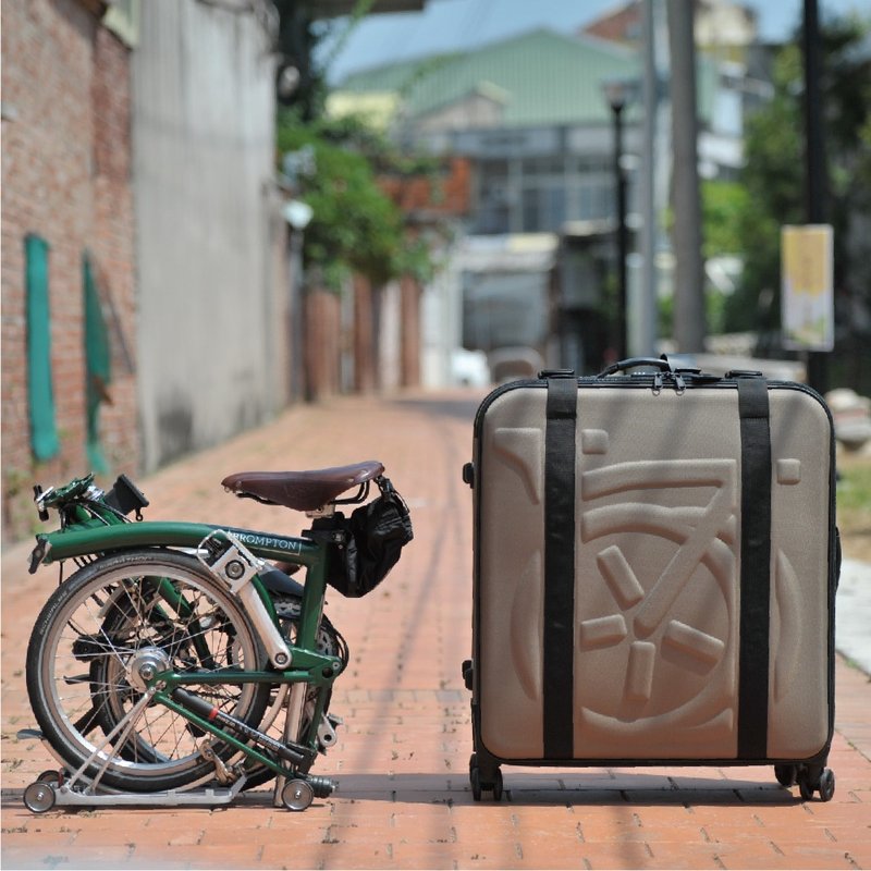 2023 revised Brompton special car carrying case B02 (added storage bag on the back) - MIT - กระเป๋าเดินทาง/ผ้าคลุม - ไนลอน 