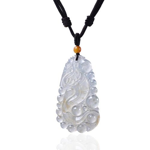 瓔珞珠寶盒 E.L.Jewelry Box 玻璃種翡翠懷古龍牌項鍊 | 天然緬甸玉翡翠A貨 | 送禮