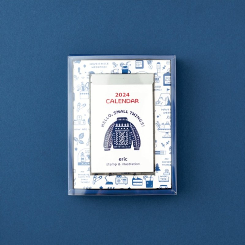 2024年 eric Hello, Small Things! 日曆 - 日曆/月曆/年曆 - 紙 白色