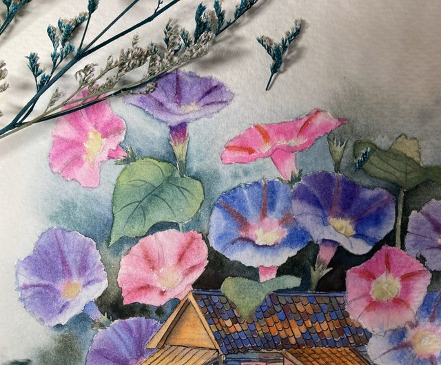 水彩画 原画 店長 注文制作します 水彩画原画 ヨットハーバー 11 | iichi 日々の