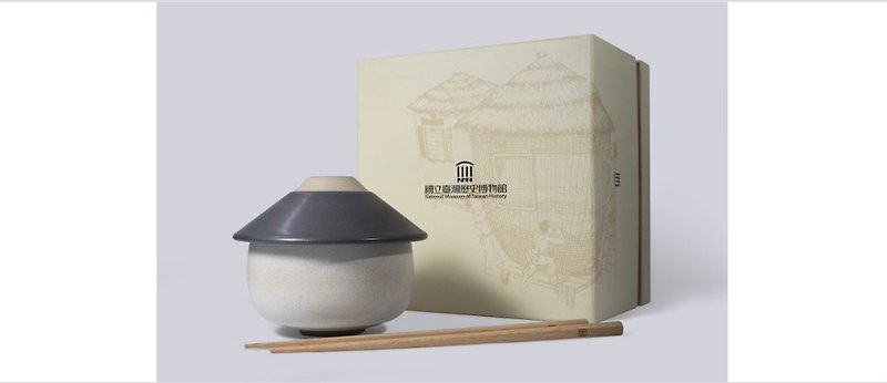 National Taiwan Museum of History-Aiki Shengshi Group - ถ้วยชาม - ดินเผา ขาว