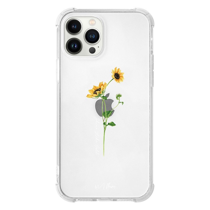 【品牌聯名】浪花聯名小太陽全氣囊防摔iPhone手機殼 - 手機殼/手機套 - 塑膠 透明