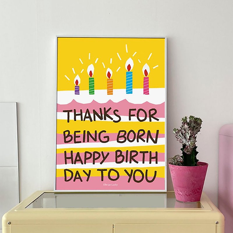 Art print/ Birthday / Illustration poster A3,A2 - Posters - Paper 