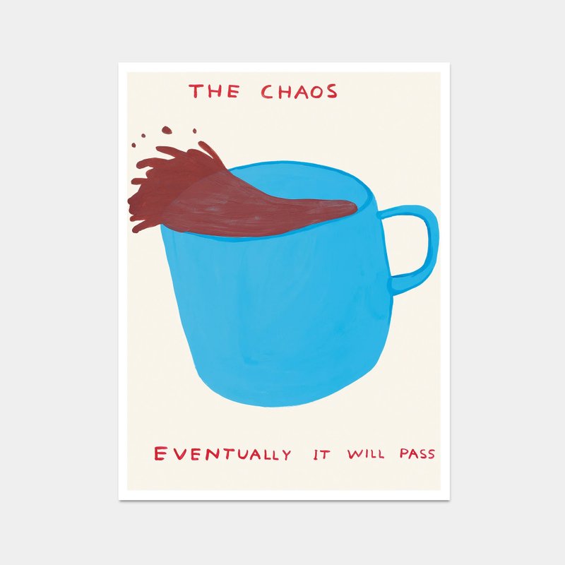 【藝術掛畫】David Shrigley | The Chaos - 海報/掛畫/掛布 - 紙 