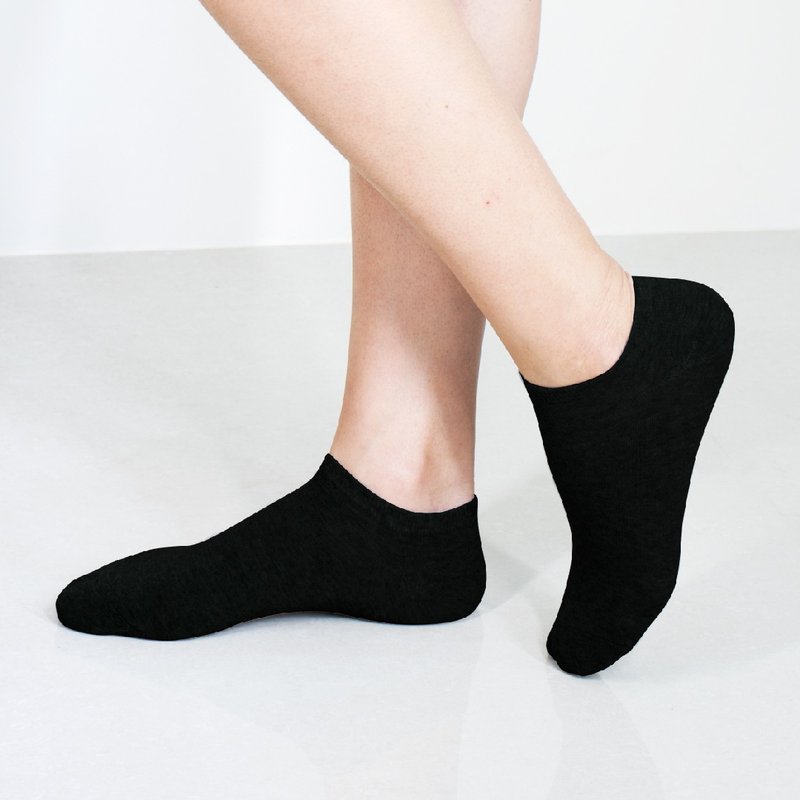 Fine-needle thin boat-shaped women's socks | 3 colors - Socks - Cotton & Hemp White