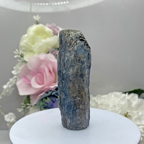 OLINA DESIGN歐林娜設計 天然藍晶石共生雲母 能量原石塊 能量原礦石102*33mm