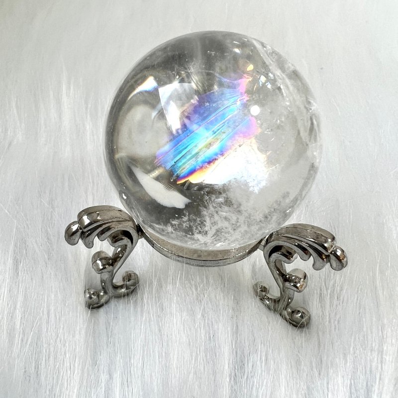 彩虹白水晶球 | 水晶 | 水晶球 | 水晶擺件 - 擺飾/家飾品 - 水晶 透明