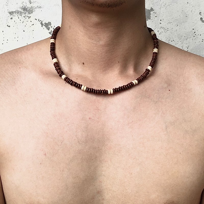 Olden Necklace - Necklaces - Wood Brown