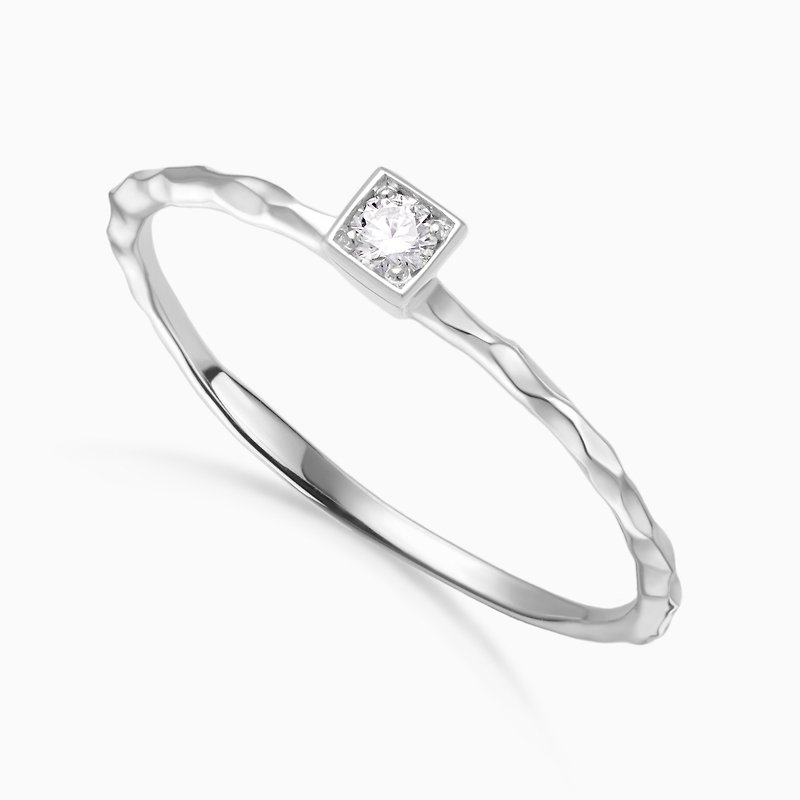 FRANKNESS JEWELRY IN 18 KT ROSE AND WHITE GOLD WITH 1 DIAMOND 0.05 CT. - General Rings - Precious Metals Multicolor
